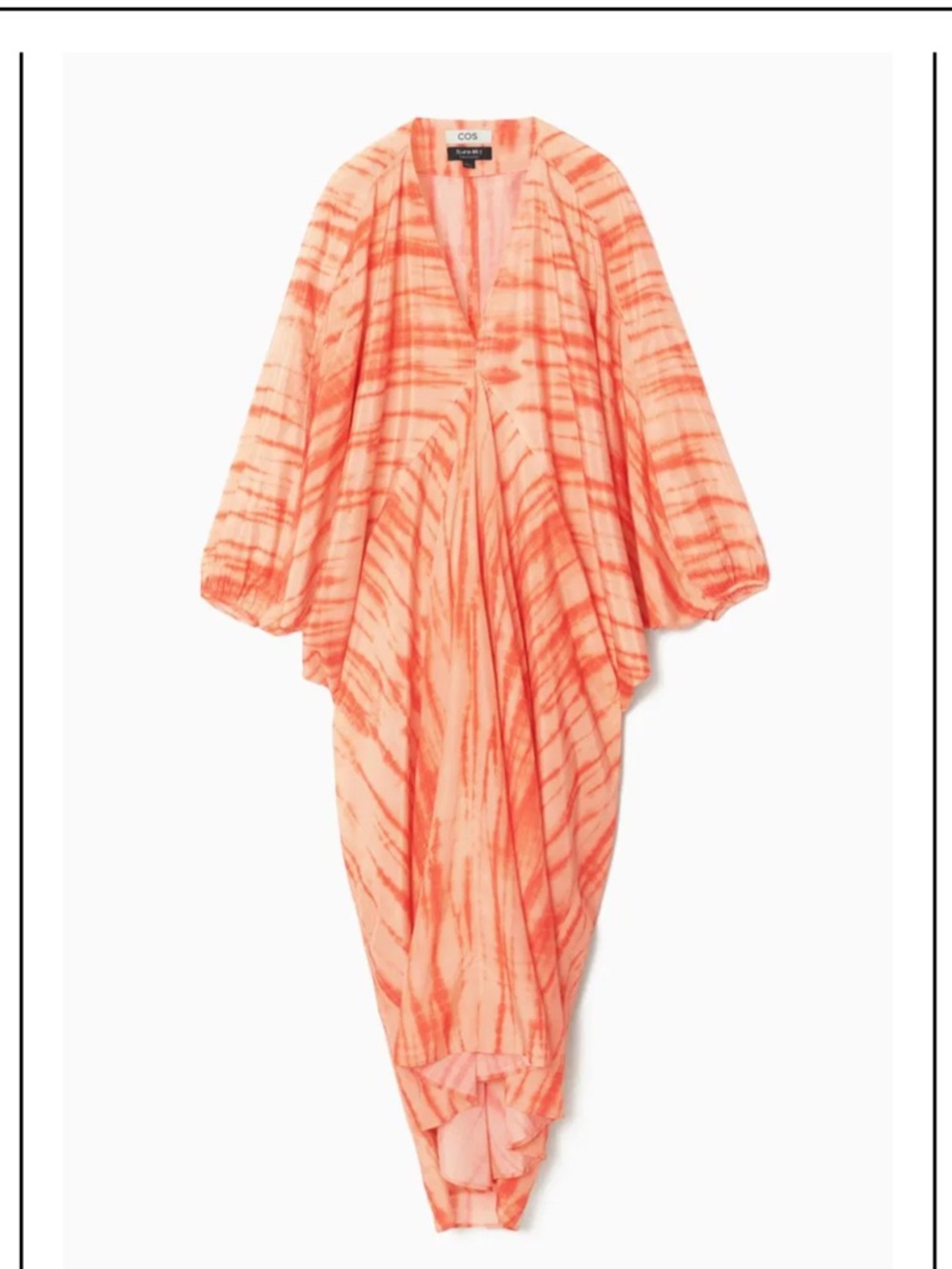 Cos × Tabata Shibori - Oversized Silk Kaftan Dress